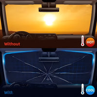 Car Sunshade Umbrella with Foldable Design