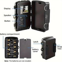 Outdoor Wildlife Camera with Infrared Night Recording