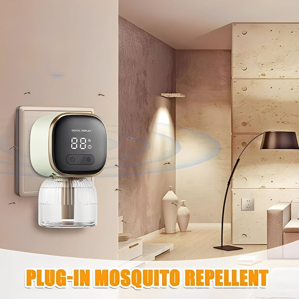 Electric Plug-In Pest Deterrent Device with LED Timer Screen