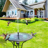 Solar Powered Fountain Pump for Pond and Garden Decoration