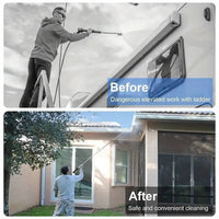 Pressure Washer Extension with Telescoping Reach for Outdoor Cleaning