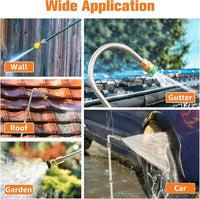 Pressure Washer Extension with Telescoping Reach for Outdoor Cleaning