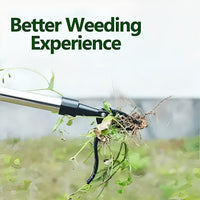 Stand Up Weed Puller Tool with Foot Lever Design