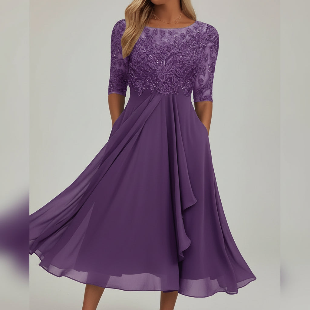 Womens Knit Fabric Casual Dress
