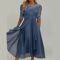 Womens Knit Fabric Casual Dress
