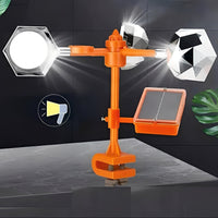 Solar Powered Rotating Reflective Bird Deterrent Device