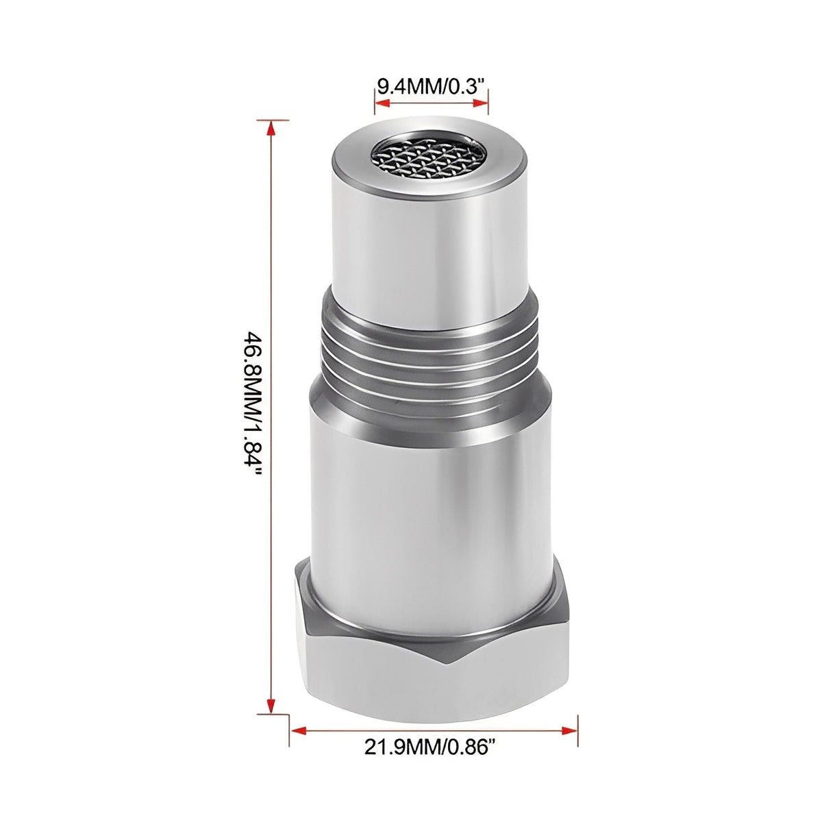 Car O2 Sensor Spacer Adapter M18×1.5 Stainless Steel Offset