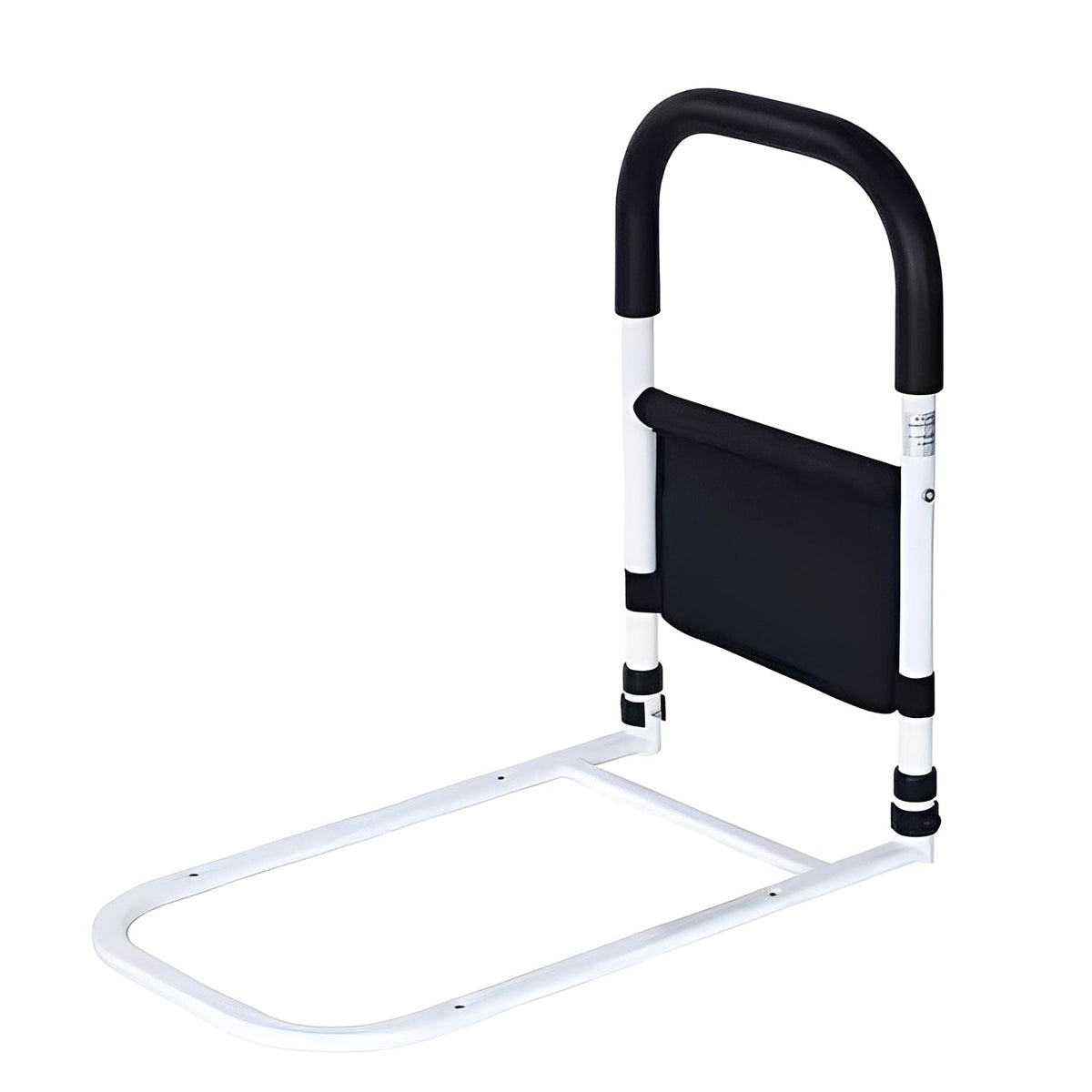 Adjustable Bedside Support Rail for Assisted Entry and Repositioning