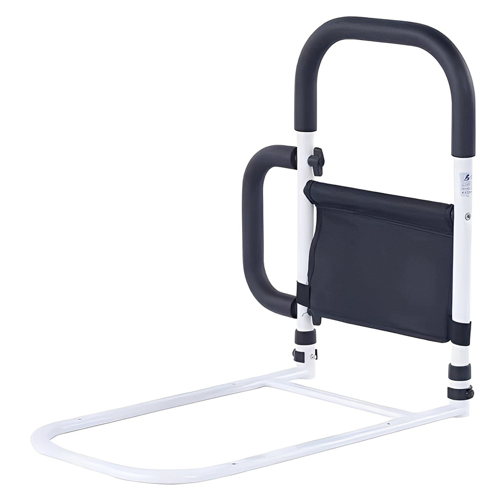 Adjustable Bedside Support Rail for Assisted Entry and Repositioning
