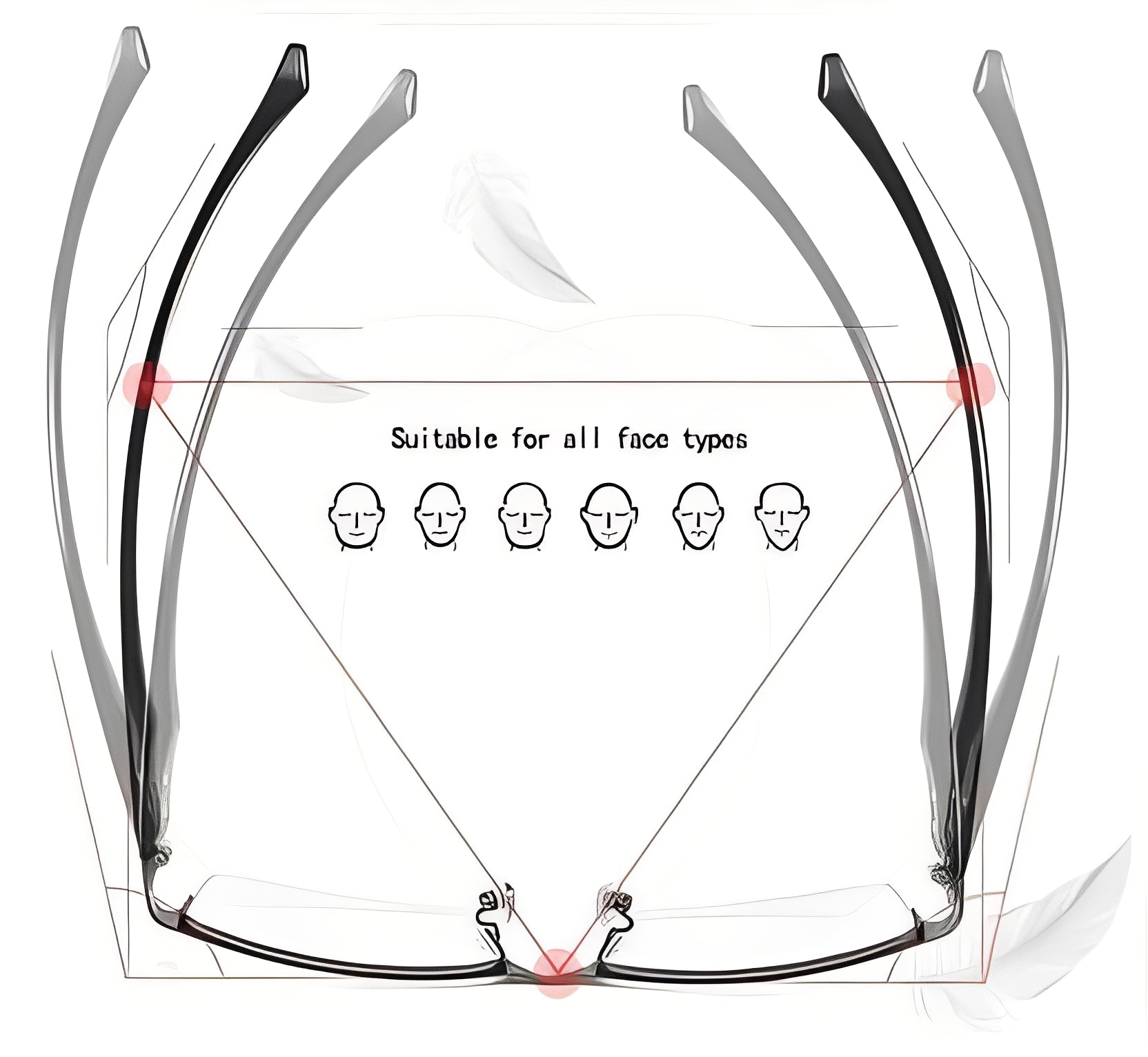 Progressive Sunglasses with Multi Zone Lens Design