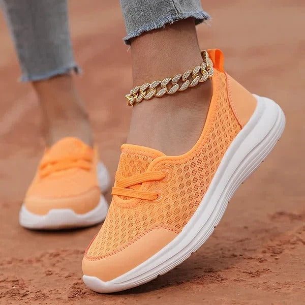 Mesh Shoes for Women with Wedge Design
