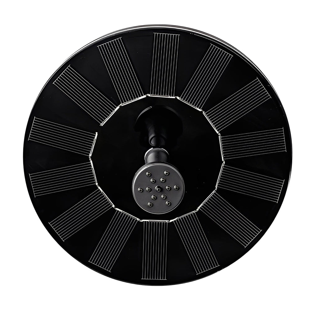 Floating Solar Fountain Pump with Multiple Spray Heads for Birdbaths and Ponds