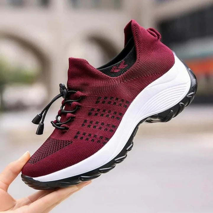 Supportive Sneakers with Wide Toe Box