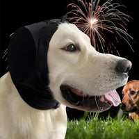 Dog Ear Muffs Hoodie, Adjustable Pet Head Wrap