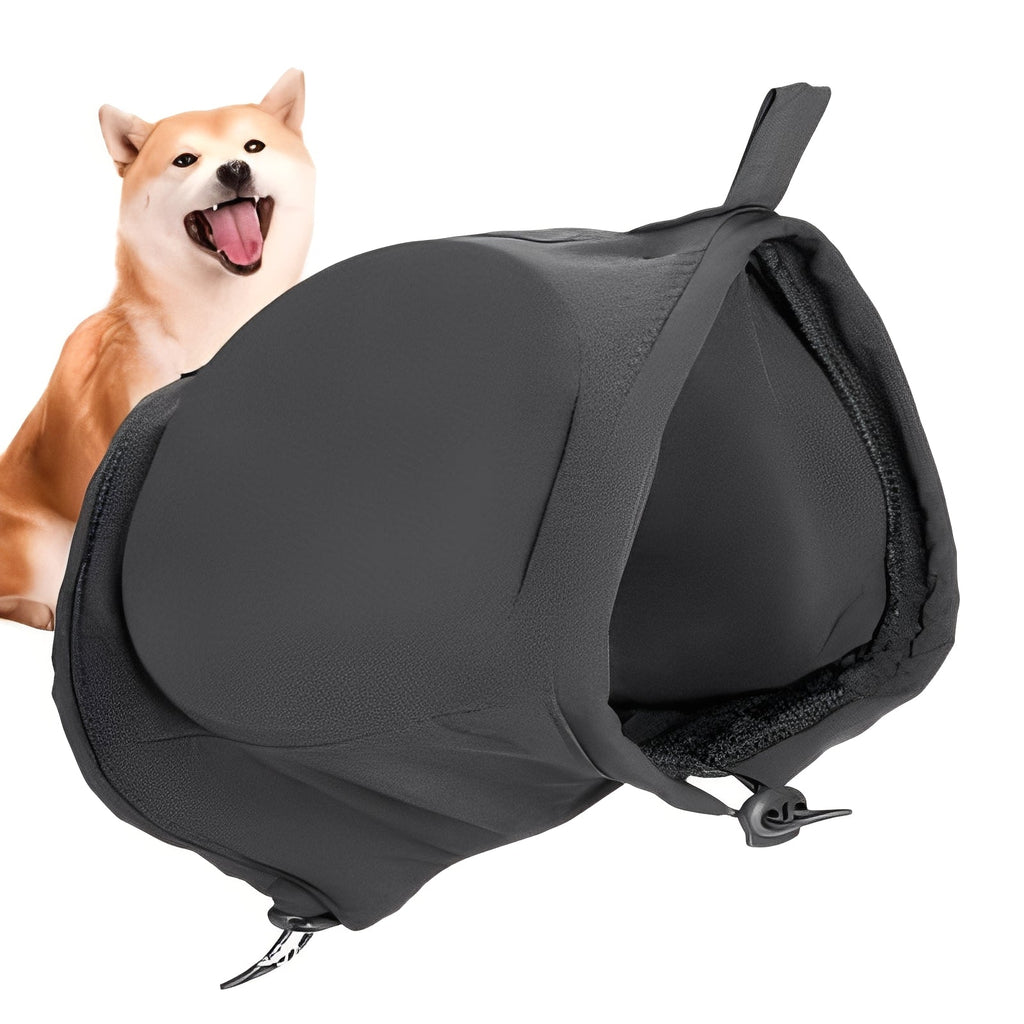 Dog Ear Muffs Hoodie, Adjustable Pet Head Wrap