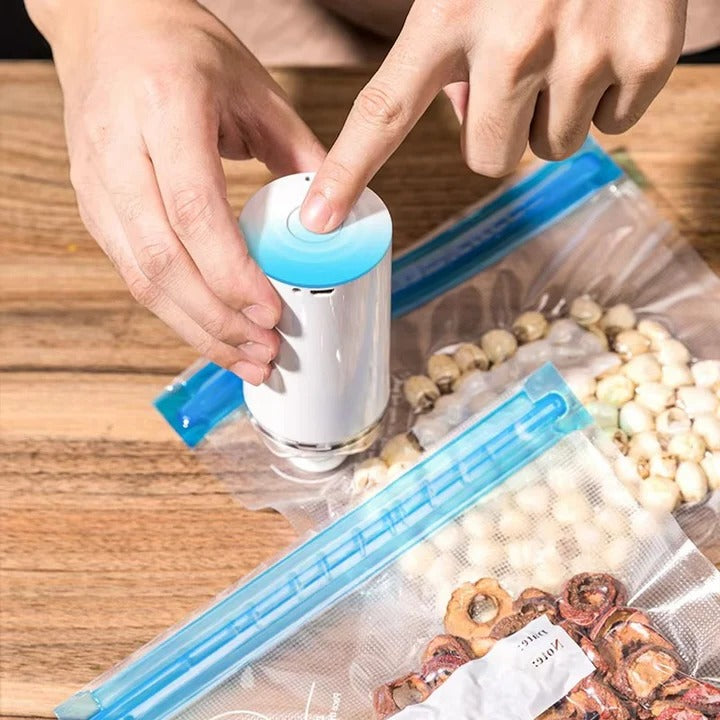 Rechargeable Portable Vacuum Sealer for Food Storage Tasks