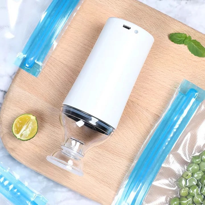 Rechargeable Portable Vacuum Sealer for Food Storage Tasks