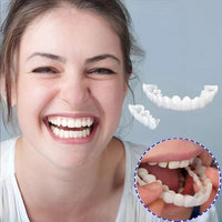 Clip On Teeth Veneer Set for Upper and Lower Coverage