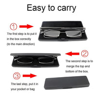 Folding Close Work Eyewear with Stainless Steel Frame