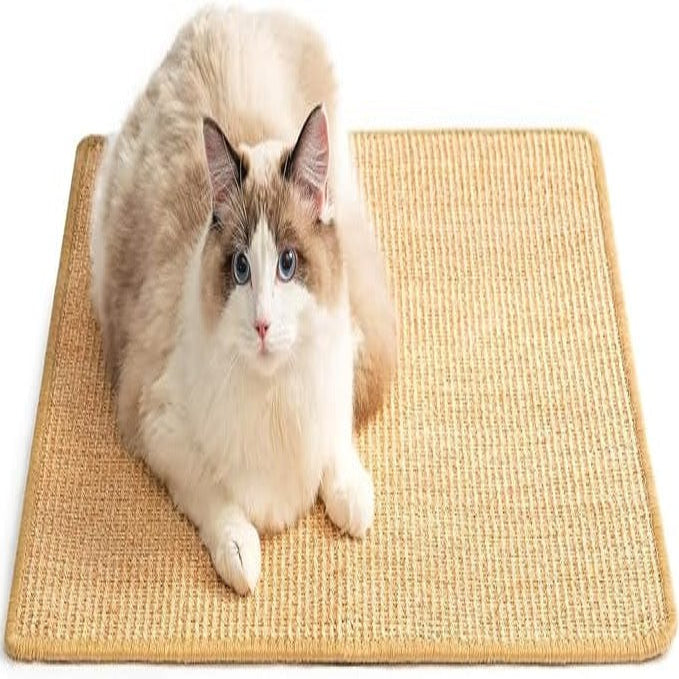 Cat Scratching Mat Sisal with Wall Mount and Floor Use