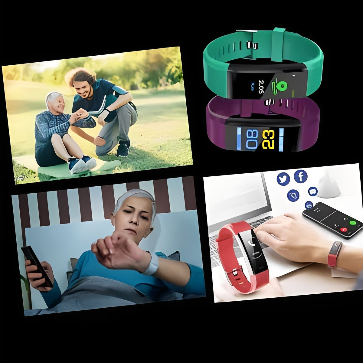 Smartwatch with LED Display and Calling Feature