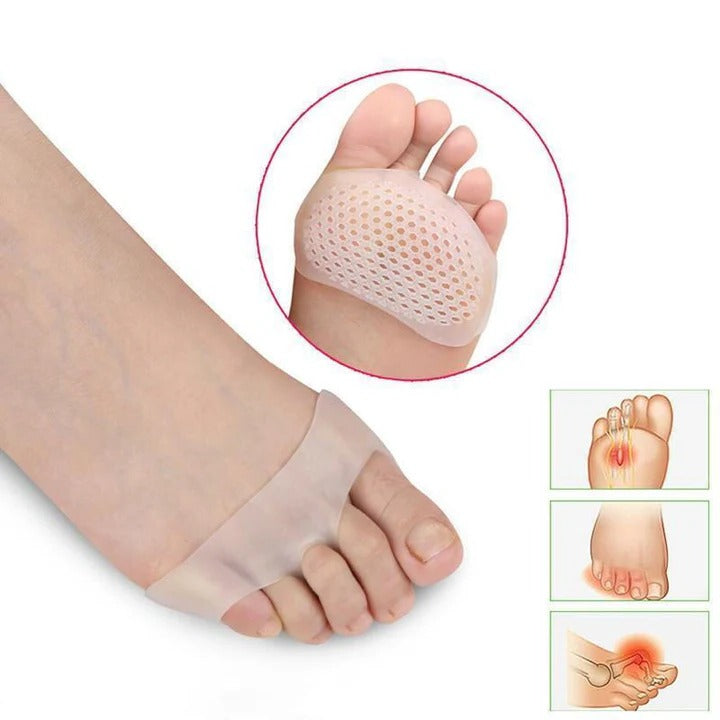 Reusable Gel Forefoot Pads, Set of 2