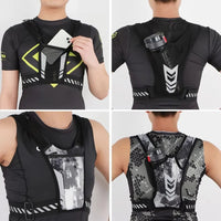 Adjustable Running Vest with Phone Holder and Storage