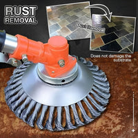 Carbon Steel Trimmer Weed Brush Head for Grass Cutting