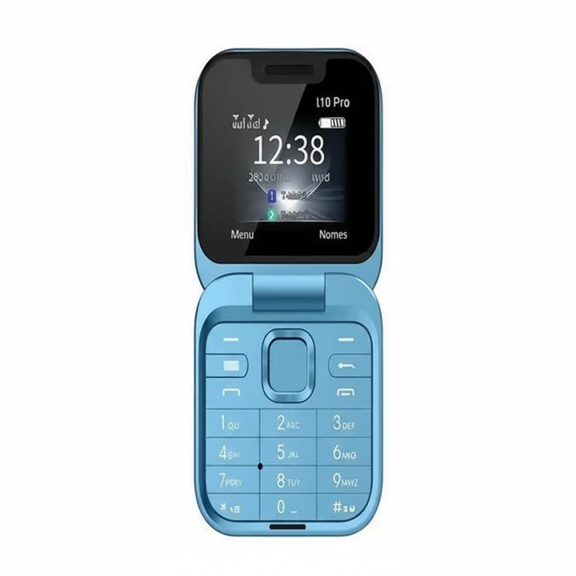 Portable Foldable Phone with Dual SIM and Bluetooth