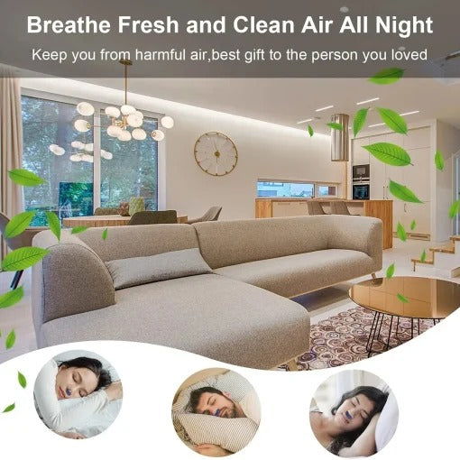 Hoseless Sleep Airflow Device with Rechargeable Battery