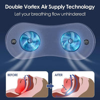 Hoseless Sleep Airflow Device with Rechargeable Battery