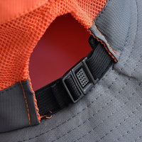 Foldable Wide Brim Sun Hat with Adjustable Fit for Outdoor Use