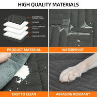Dog Car Seat Extender with Non Slip Surface and Solid Internal Board