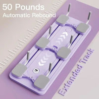 Core Strength Training Board with Integrated Timer and Foot Straps