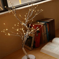 Spirit Tree Table Lamp with Warm White LED Illumination