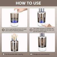 Electric Makeup Brush Cleaning Machine with Deep Clean Technology