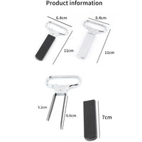 Professional Two-Prong Wine Opener for Old Red Wine with Metal Construction