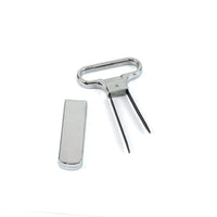 Professional Two-Prong Wine Opener for Old Red Wine with Metal Construction