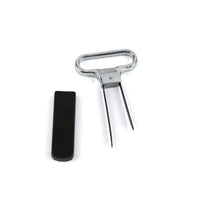 Professional Two-Prong Wine Opener for Old Red Wine with Metal Construction