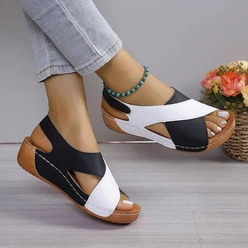 Casual Slip On Slides with Contoured Footbed and Textured Sole