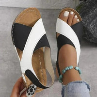 Casual Slip On Slides with Contoured Footbed and Textured Sole