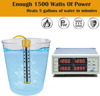 Portable Immersion Water Heater with Stainless Steel Coil