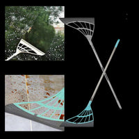 Multi-Surface Rubber Broom with Telescopic Pole