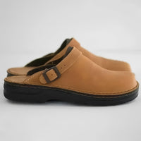 Leather Slippers with Removable Insoles for Women