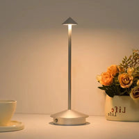 LED Desk Lamp with Rechargeable Battery and Touch-Control