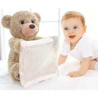 Peek A Boo Teddy Plush Toy for Baby Playtime