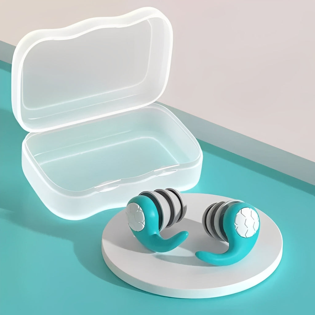 Reusable Silicone Earplugs for Sleep and Noise Reduction