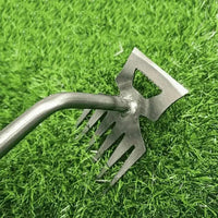 Manual Weed Puller Tool with Upright Handle and Foot Pedal