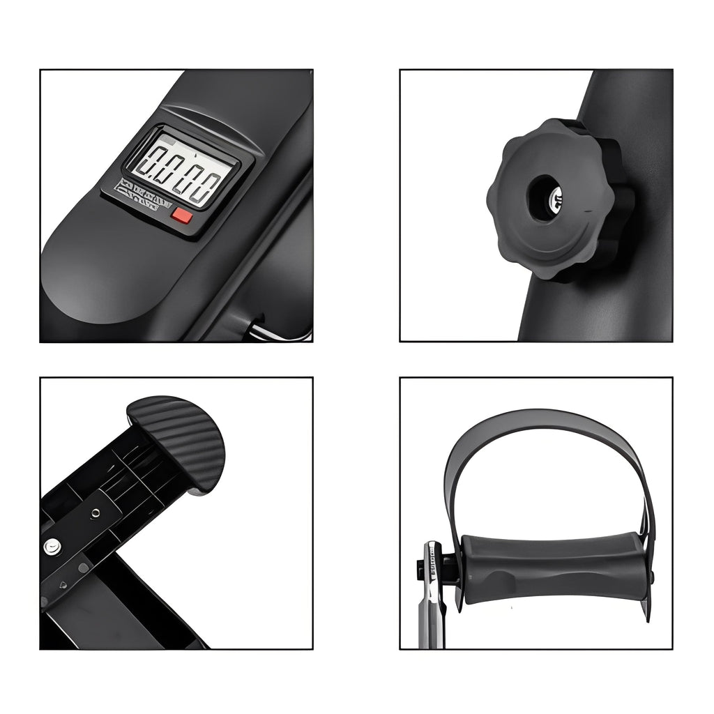 Portable Under Desk Exercise Cycle with Digital Monitor