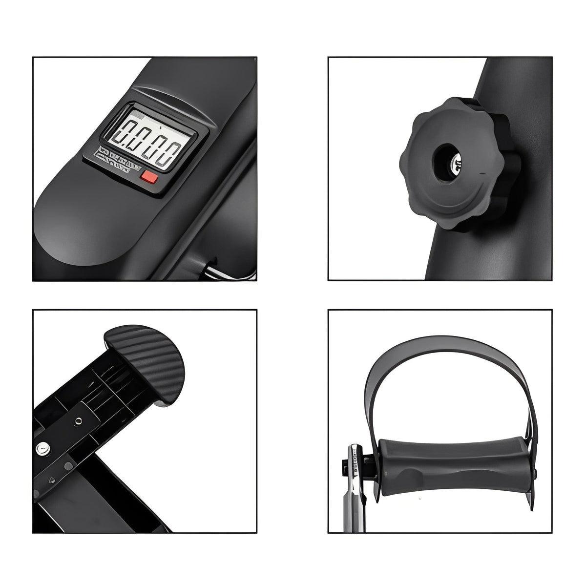 Portable Under Desk Exercise Cycle with Digital Monitor